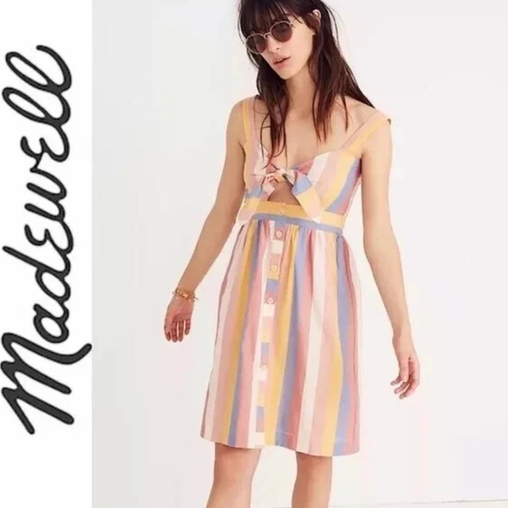 Madewell Sherbet Stripe dress